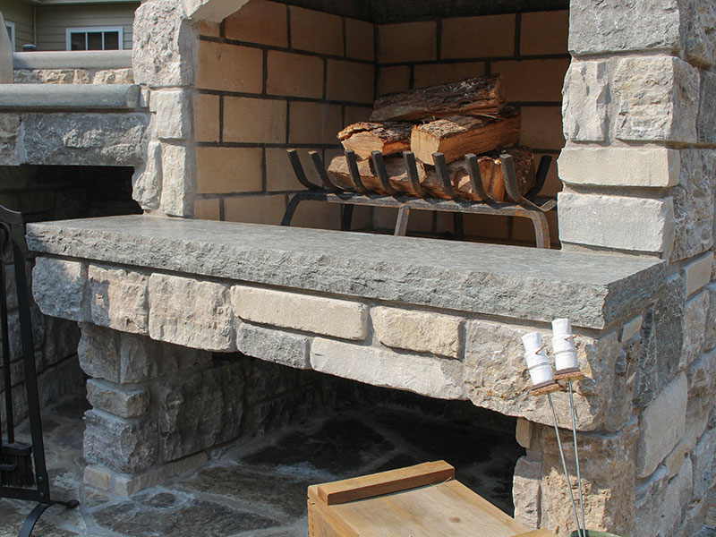 natural stone hearth